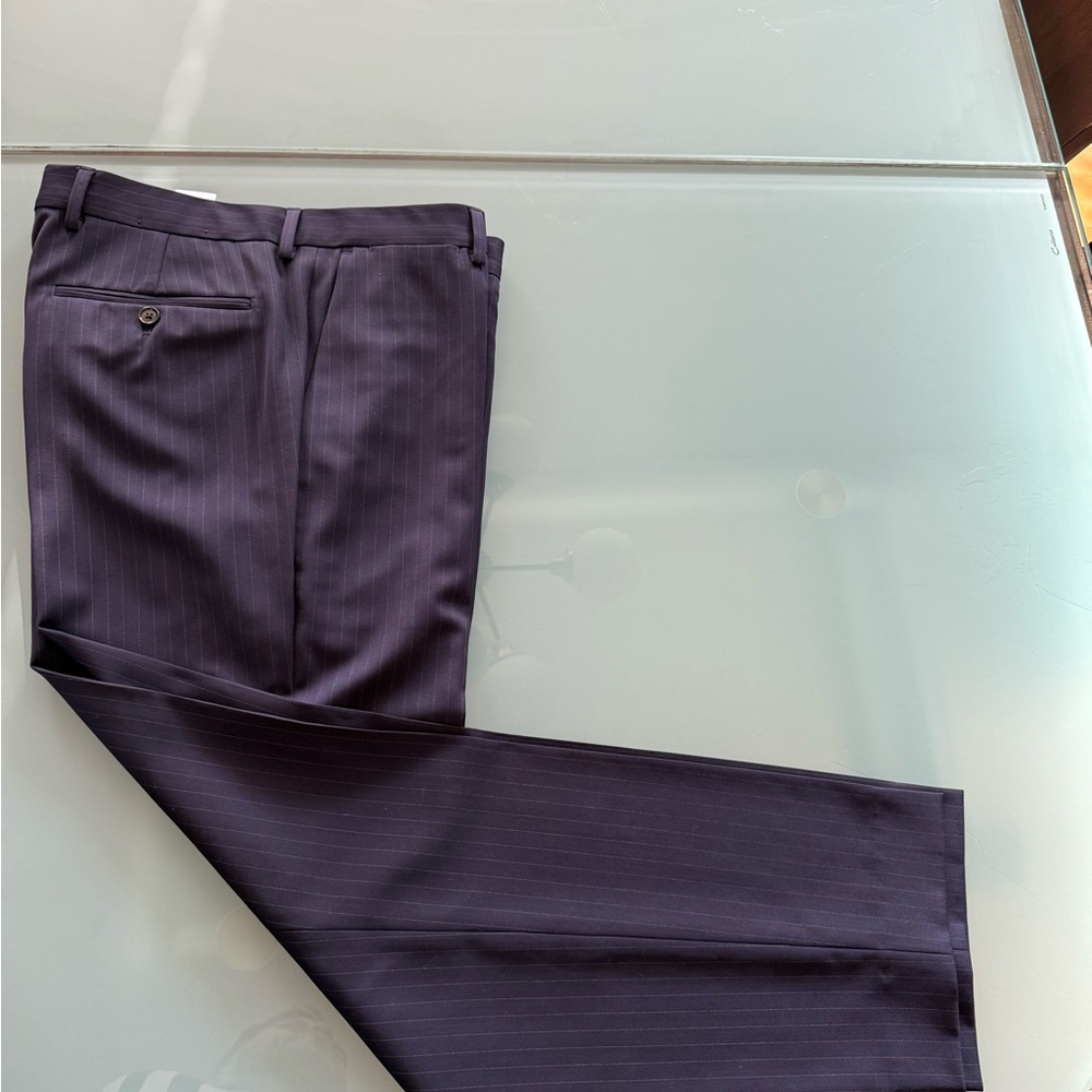 BR Elegant Pinstripe Trousers